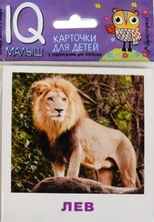 Умный малыш. Животные жарких стран. Набор карточек для детей