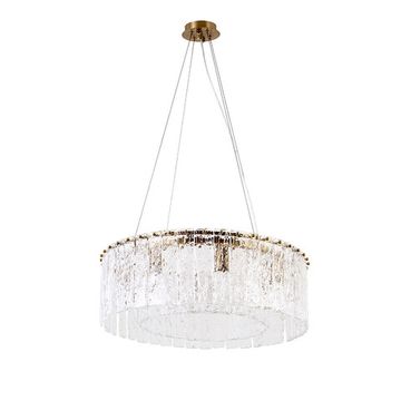 Подвесная люстра 8*Е14 6005/17 SP-8 латунь Felis Divinare