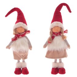 GAEM Игрушка набивная "Мальчик, Девочка", L13 W11 H58/36 см, 2в.