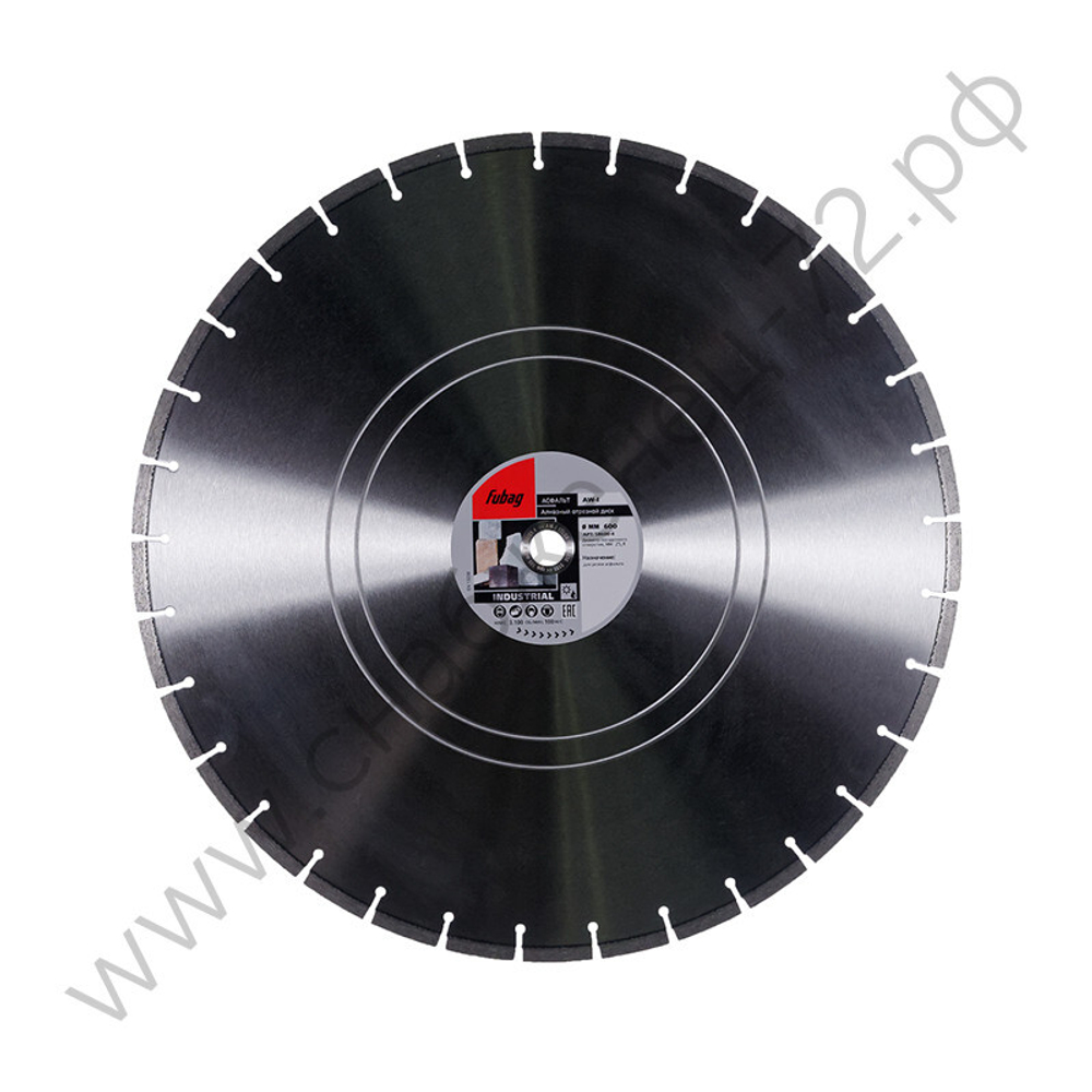 FUBAG Алмазный отрезной диск AW-I D600 мм/ 25.4 мм по асфальту
