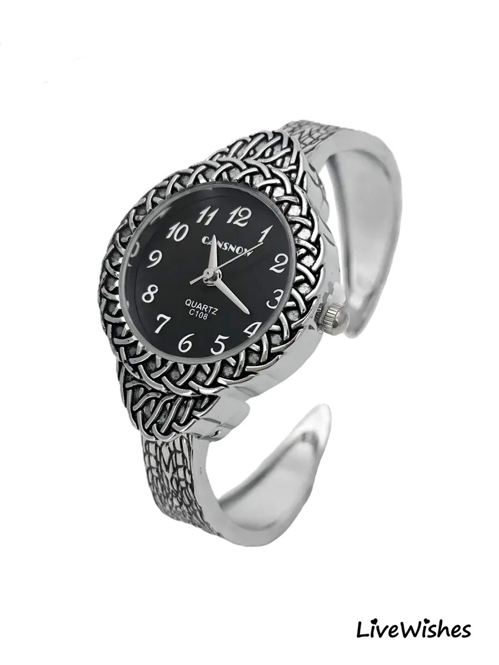 Часы-браслет кварцевые CANSNOW, серебристый W8230-04