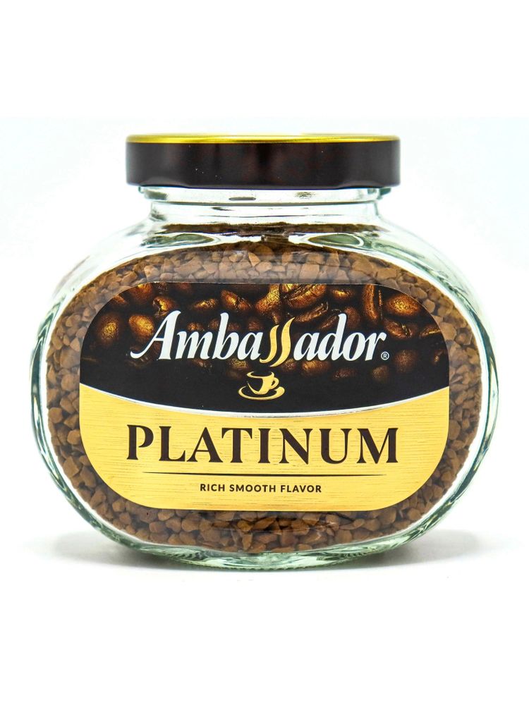 Кофе растворимый Ambassador Platinum 190 г x 2 шт