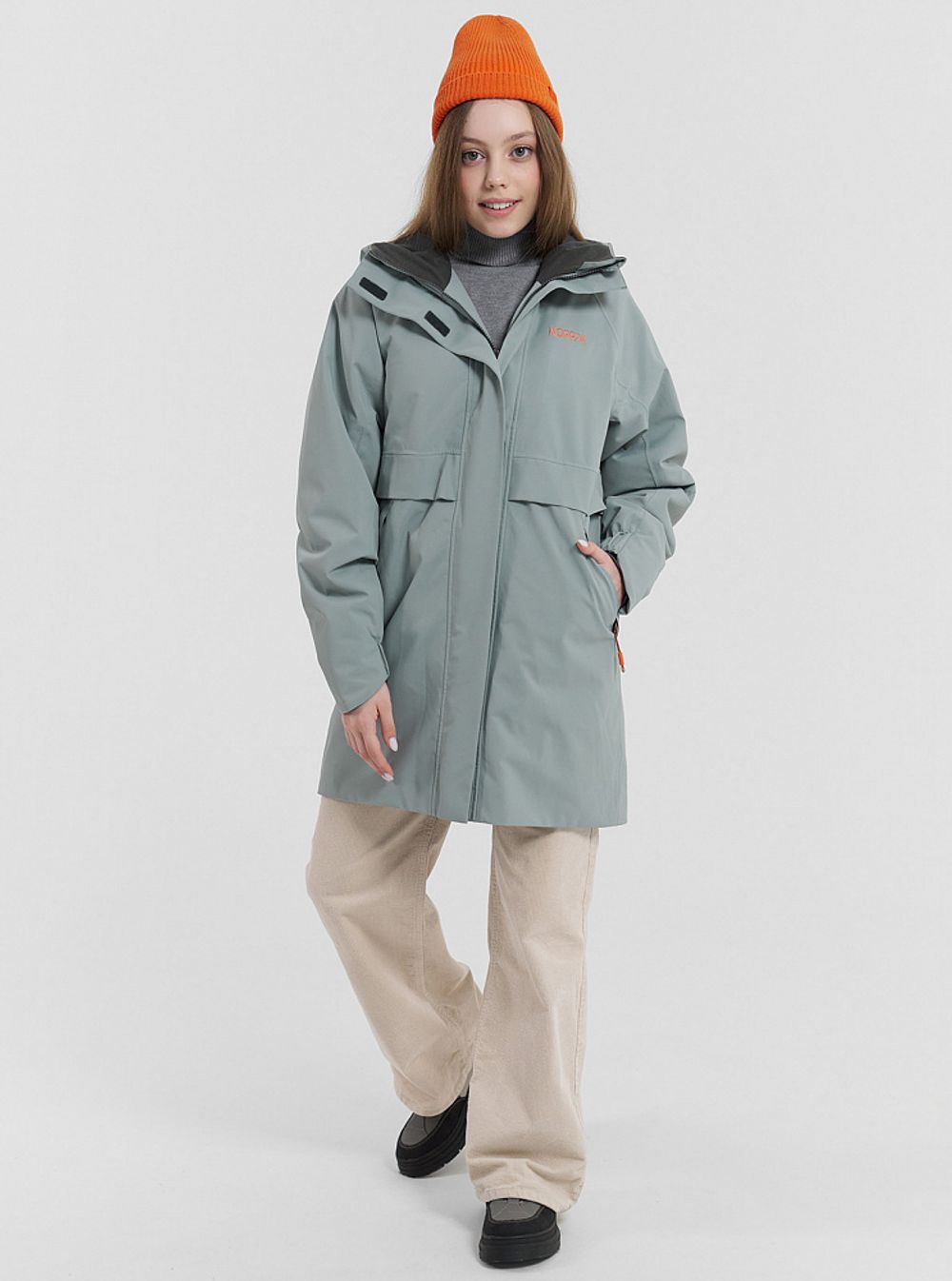 Куртка для девушки подростковая IMERKA NORPPA северный мох