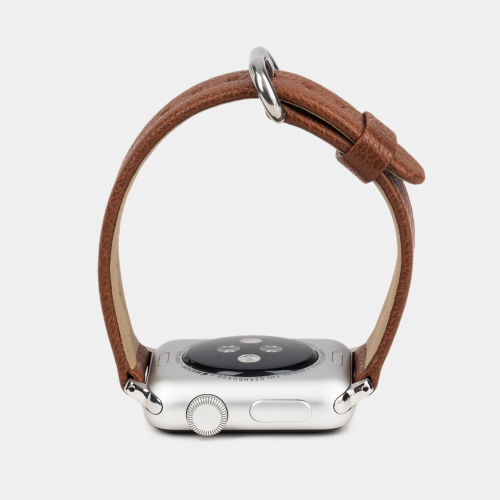 Ремешок для Apple Watch 40/41/42 mm из кожи козы, цвета карамель