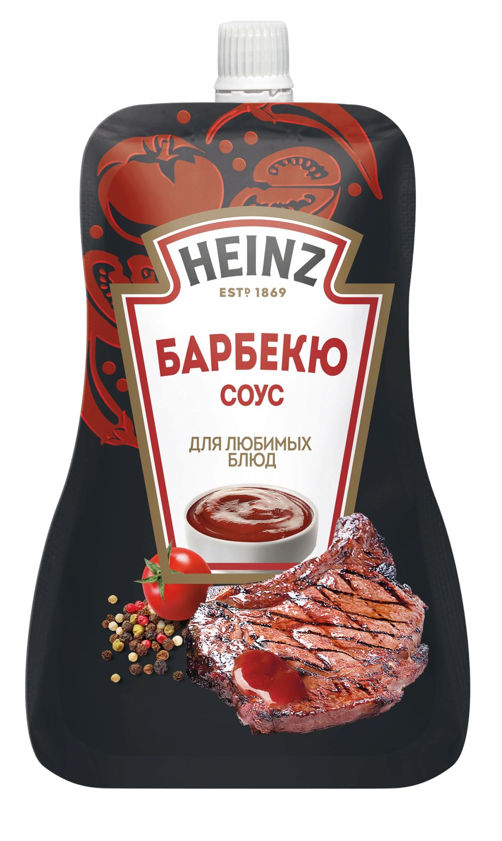 Соус 200 гр Heinz Барбекю Дой-пак