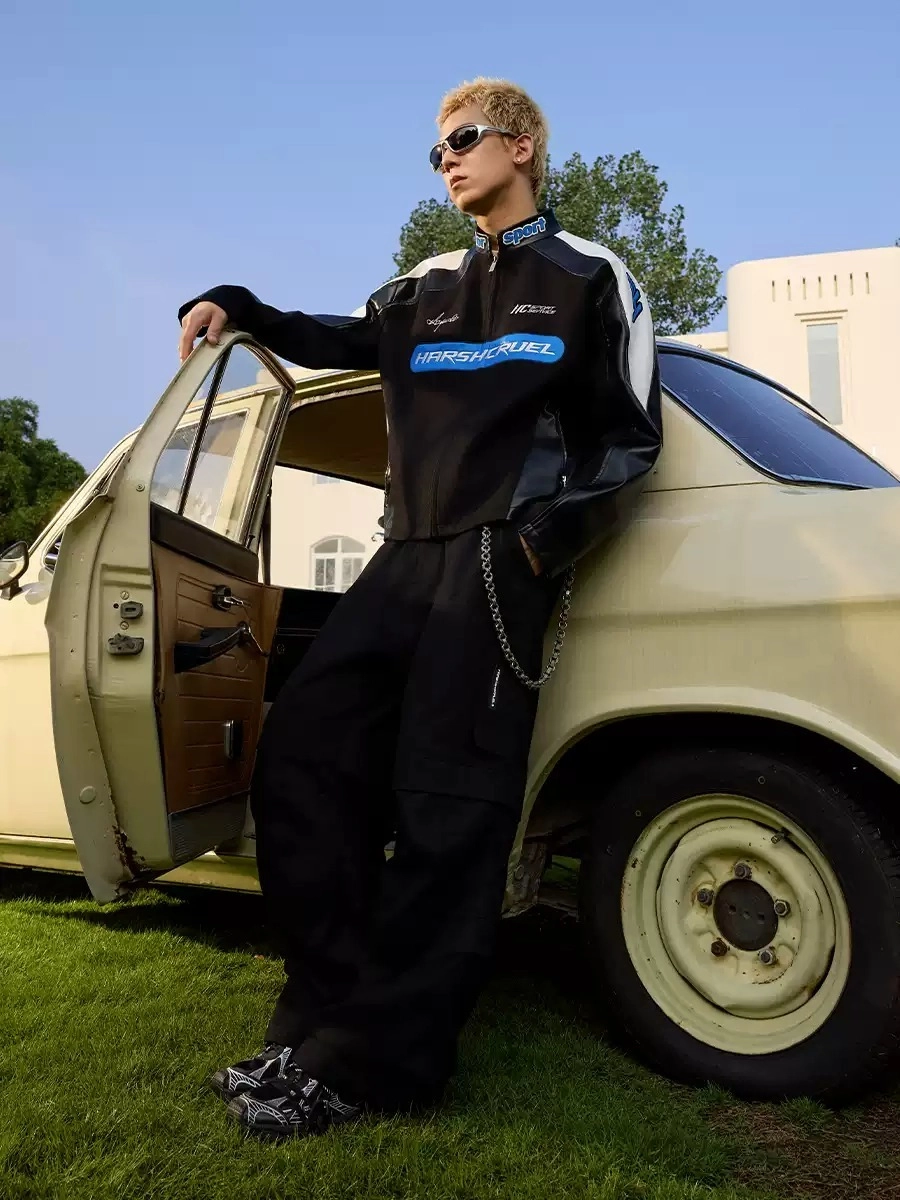 Куртка HARSHandCRUEL "Panel Logo" Racing Jacket