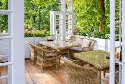 "Сицилия" плетеный стул из искусственного ротанга, цвет соломенный