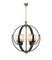 Подвесная люстра Lumina Deco Bergen LDP 1232-6 BK+MD