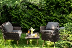 "Прованс" лаунж-зона плетеная из искусственного ротанга, цвет коричневый