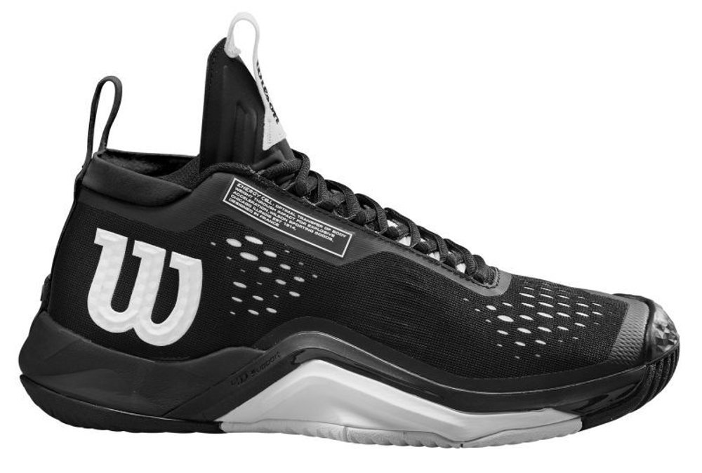 Мужские кроссовки теннисные Wilson Rush Pro Tour Mid - черный