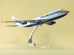 Модель самолета Boeing 747-400 (М1:144, Transaero с тигром, EI-XLN)