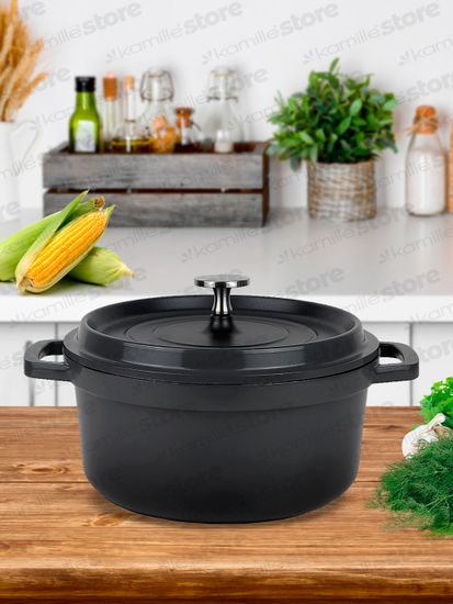 Кастрюля 2,5 л. Kamille KM 4456 серия FRANCE из литого алюминия с антипригарным покрытием