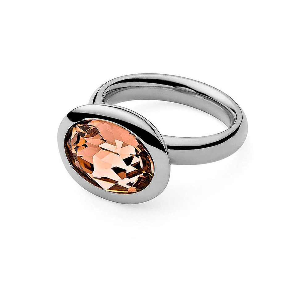 Кольцо Qudo Tivola Light Peach 16.5 мм 631611/16.5 BR/S