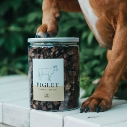 Легкое говяжье для собак 10-12 мм 150г, банка, With Love Piglet