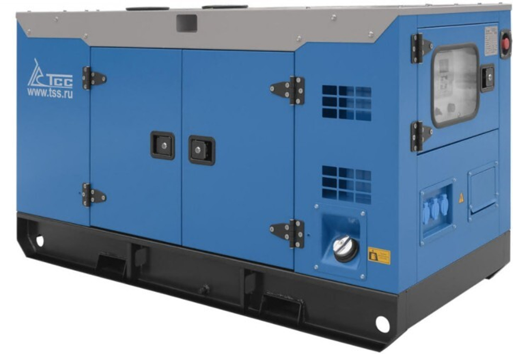 Электростанция дизельная ТСС АД- 12C-T400-1PKM5 (TQC 17TS ST) в шумозащитном кожухе 039769