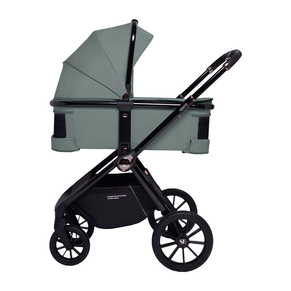 Детская коляска Sweet Baby Vento Black 2 в 1 Green
