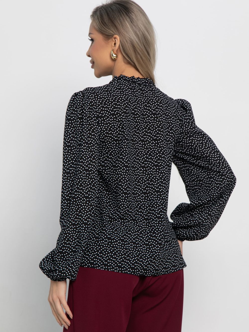 Блуза Анастейша (черная) Б15072-18М LT Collection