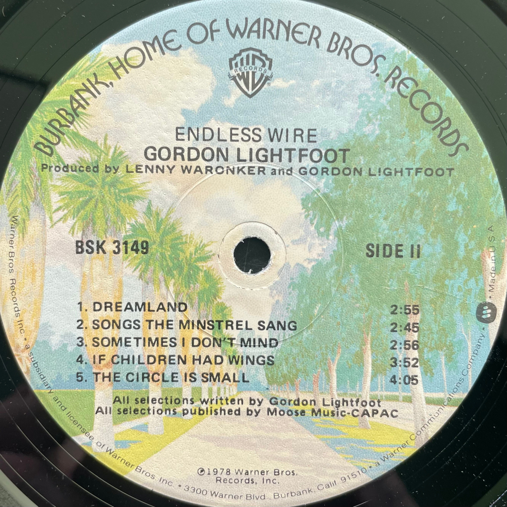 Gordon Lightfoot ‎– Endless Wire (США 1978г.)