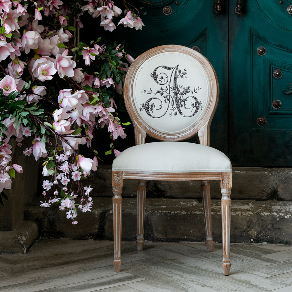 Стул Объект мечты Монограмма буквы A