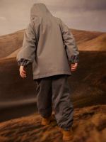 Парка демисезонная на флисе Mjölk Асфальт