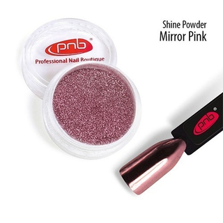 Втирка-блеск Зеркальный розовый PNB /Shine Powder Mirror Pink PNB  0,5 г