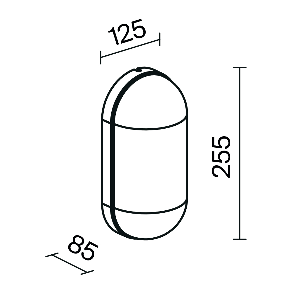 Уличный настенный светильник Outdoor O449WL-01GF