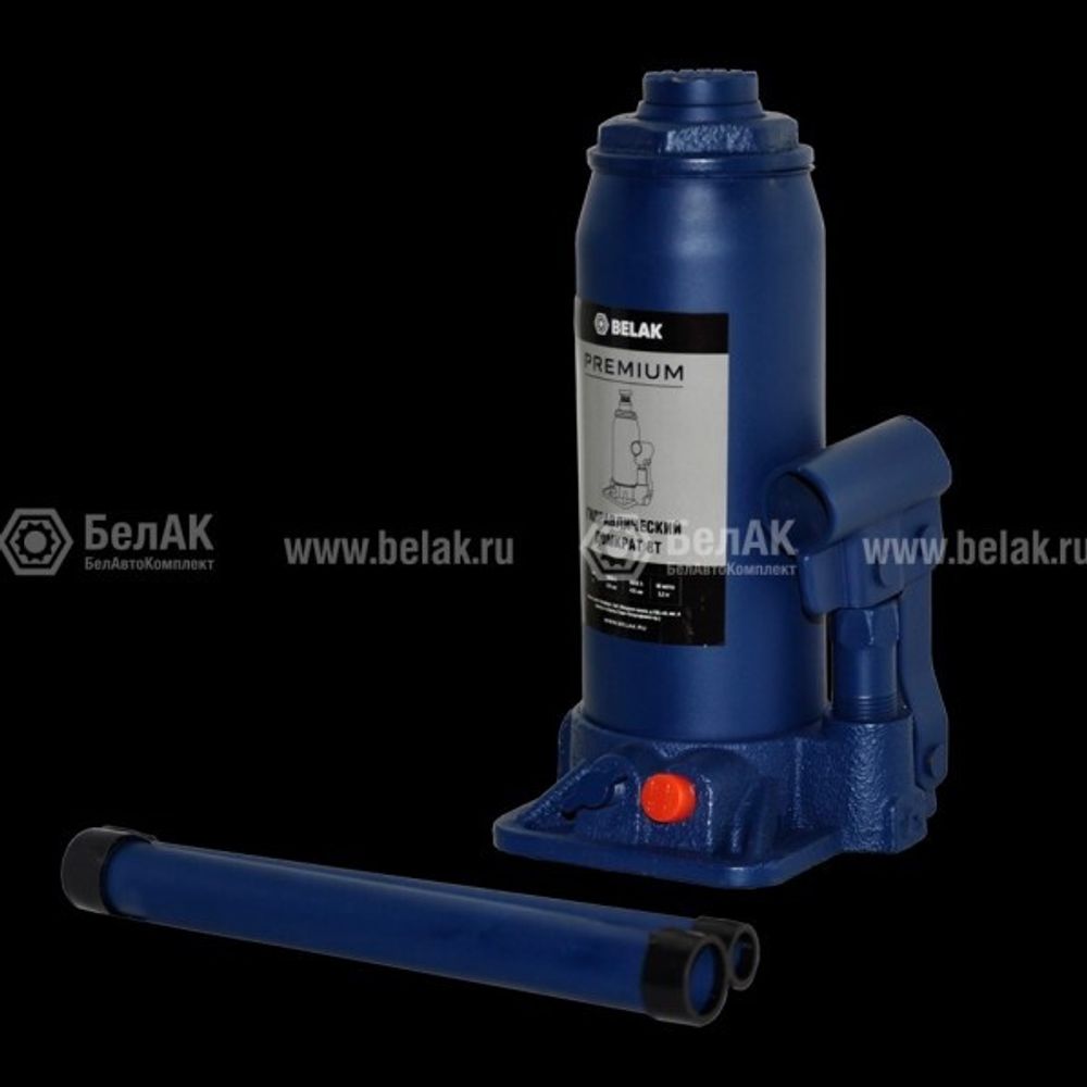 Домкрат гидрав. 8 т. выс. 230-435 мм (в коробке) Premium (БелАК)