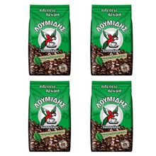 Кофе молотый Loumidis Papagalos 194 г x 4 шт
