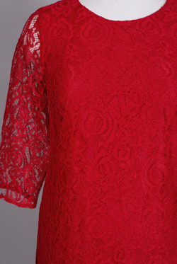 Платье женское 2567АПВ, красный #177Кв052567АПВ