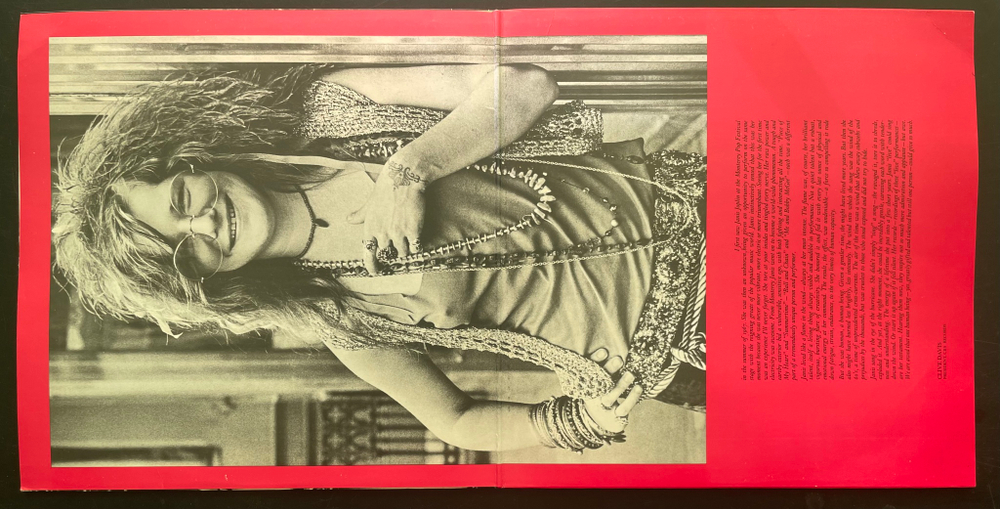 Janis Joplin - Joplin In Concert 2LP (Голландия 1972г.)