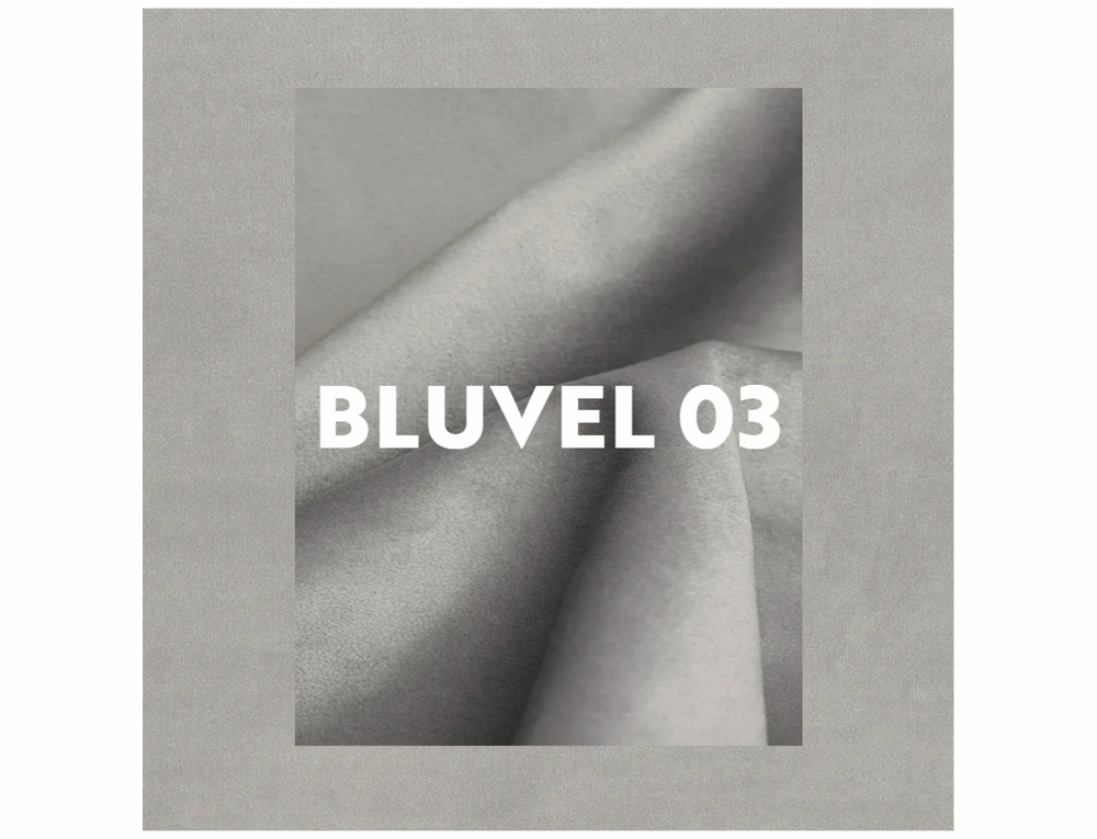 Стул SIGNAL RIP Velvet Bluvel 03 светло-серый/черный