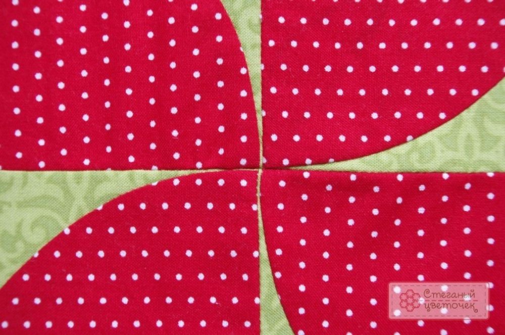 Блок "Четверть круга в квадрате - 2" (арт. K02)