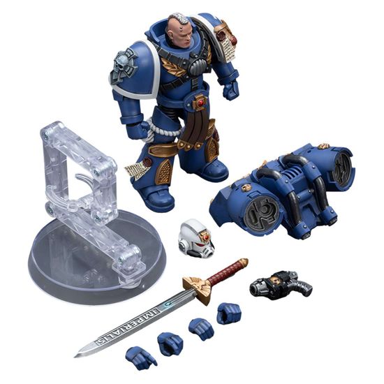 Фигурка Warhammer 40K Ultramarines Vanguard Veteran Sergeant 1:18