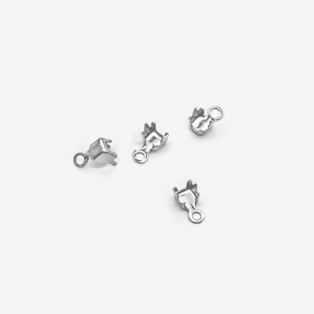 Концевик для стразовых цепей 2-2,5мм, родирование