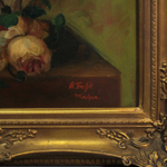 Старинная картина «Натюрморт»