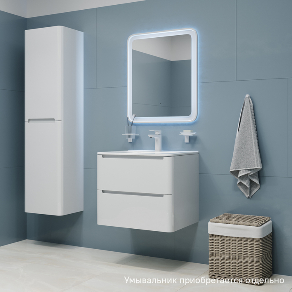 Тумба подвесная IDDIS Edifice, белый, 60 см, EDI60W0i95