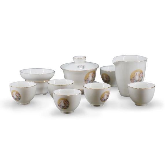 Zestaw ceramiczny &quot;Królik ogrodowy&quot;