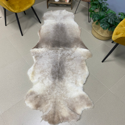 Шкура коврик меховой прикроватный овчина, 200х65 см.
