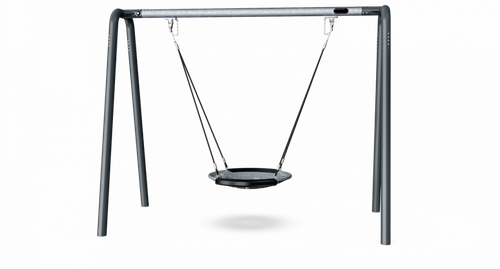 Качели «Гнездо», серый, D=100см, Н=2,5 м, антрацит