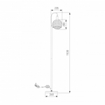 Торшер Eurosvet Gemini 80492/1 черный