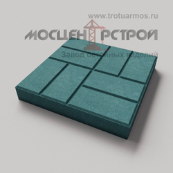 Тротуарная плитка 8 кирпичей 500х500х70
