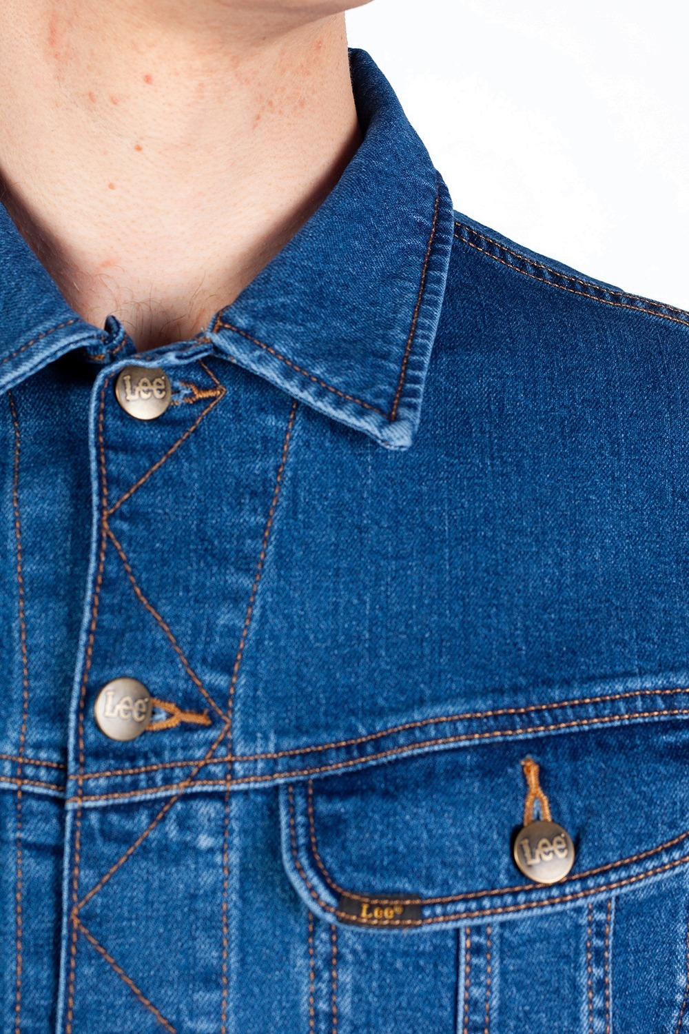 Куртка джинсовая мужская LEE RIDER JACKET DARK SKYE