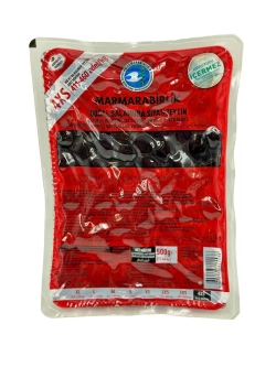 Вяленые Турецкие черные маслины, калибровка 4XS