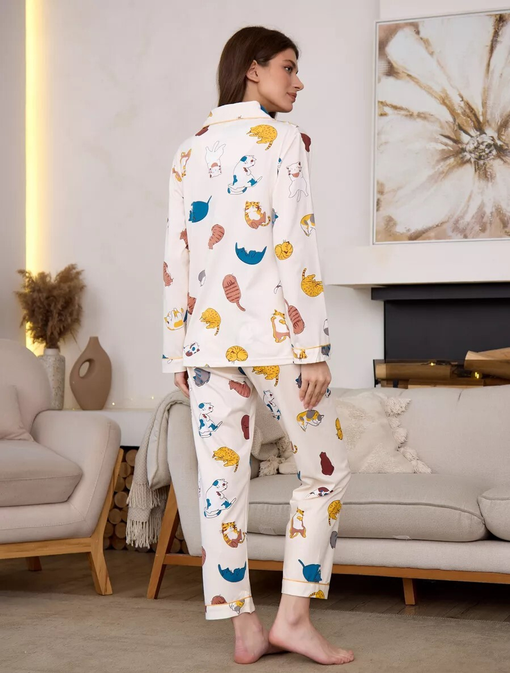 Пижама штаны+рубашка дл/р В2628