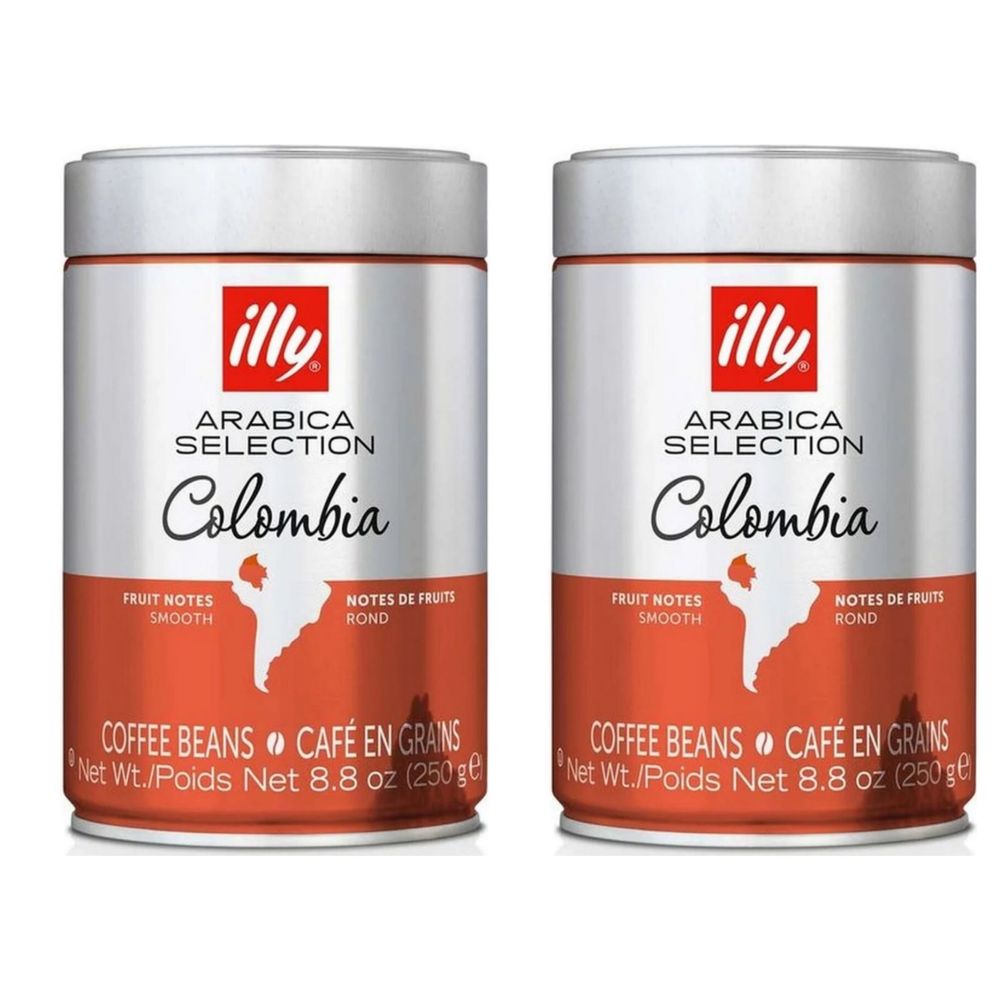 Кофе в зернах ILLY Colombia Колумбия 250 г, 2 шт