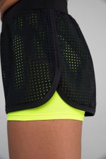 Шорты Perforation Yellow