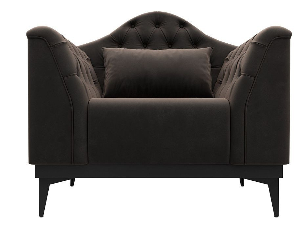 Кресло Флорида, Коричневый, Велюр, 112285