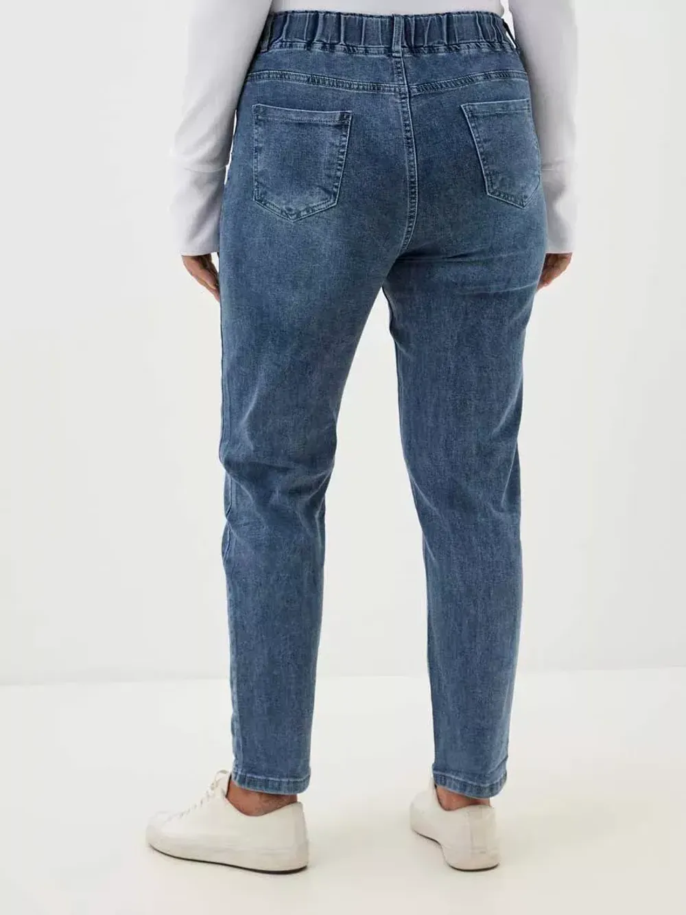 Джинсы на резинке больших размеров