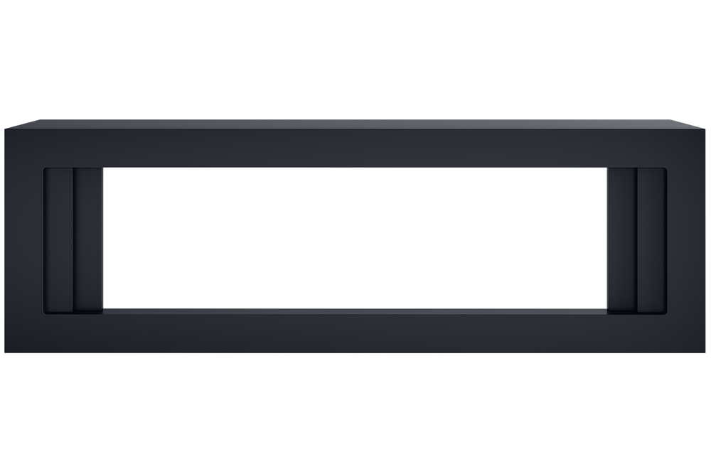 Каминокомплект Line 60 (Разборный) - Серый графит с очагом Vision 60 LOG LED