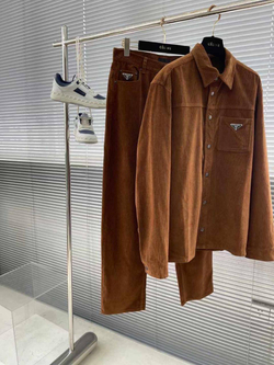 Вельветовая рубашка Prada